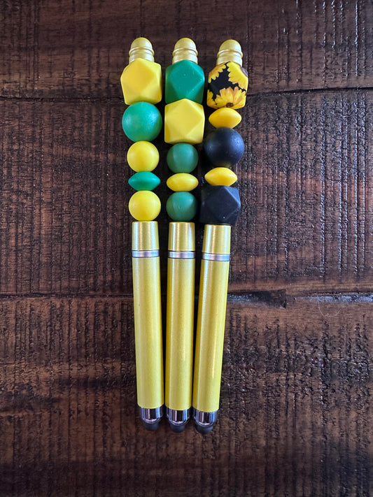 Beaded Pens & Styluses(Yellow)