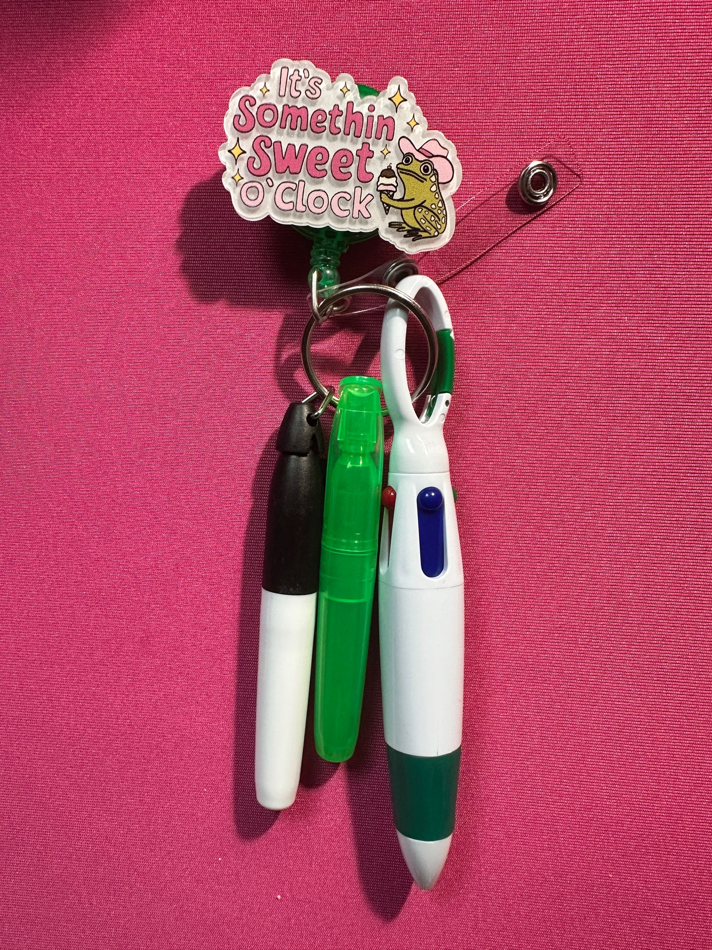 Badge Holder Sets: Pen Highlighter & Marker