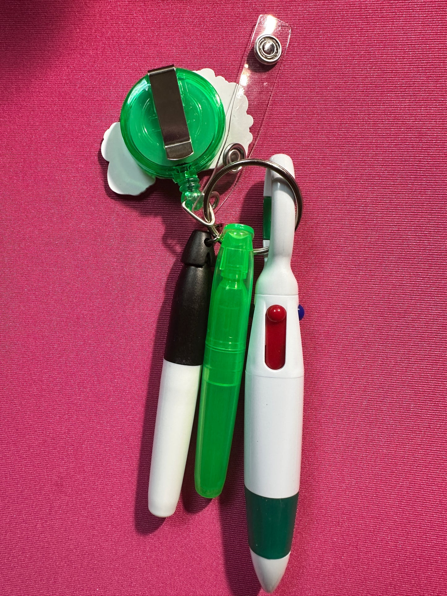 Badge Holder Sets: Pen Highlighter & Marker