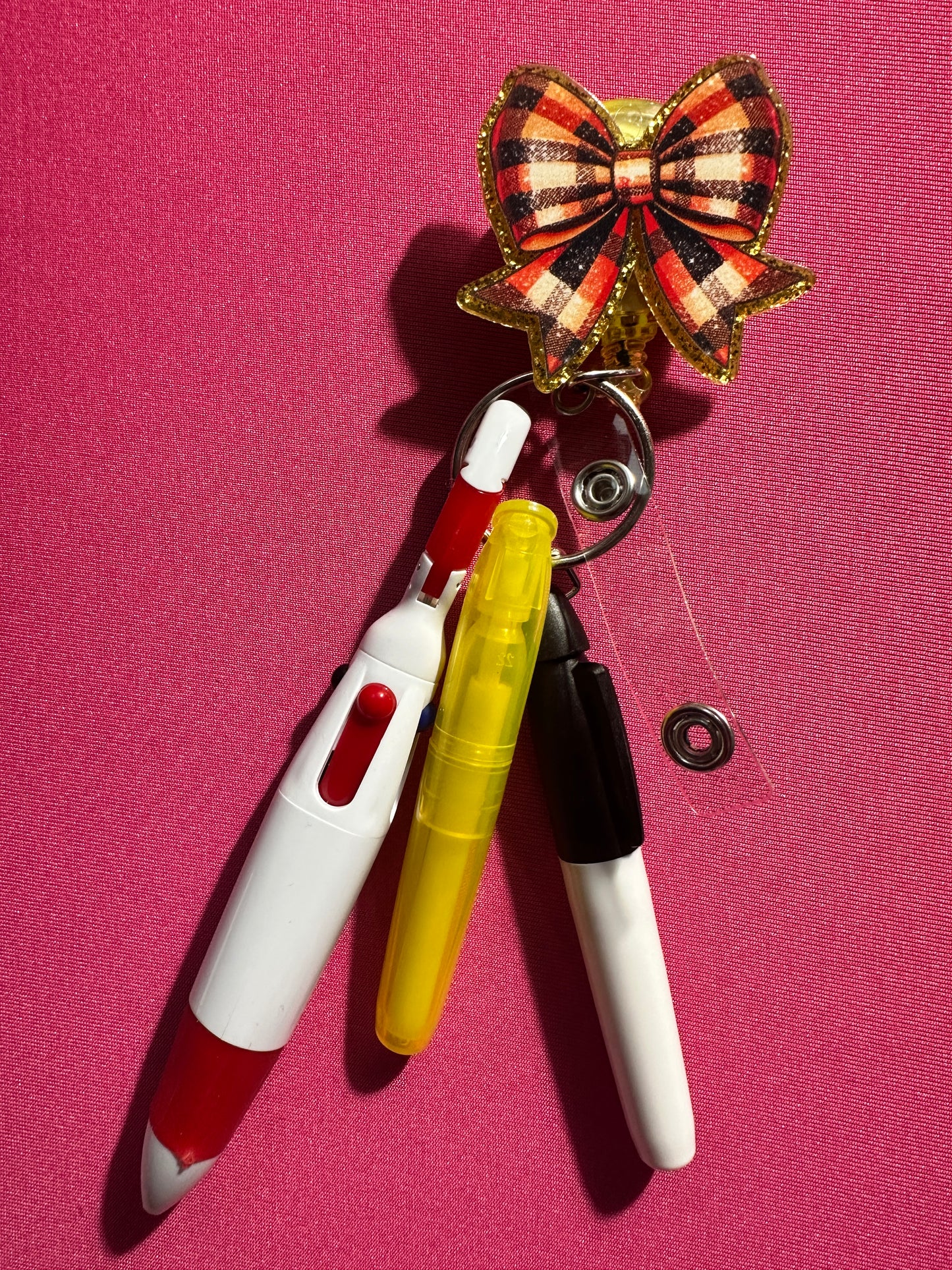 Badge Holder Sets: Pen Highlighter & Marker