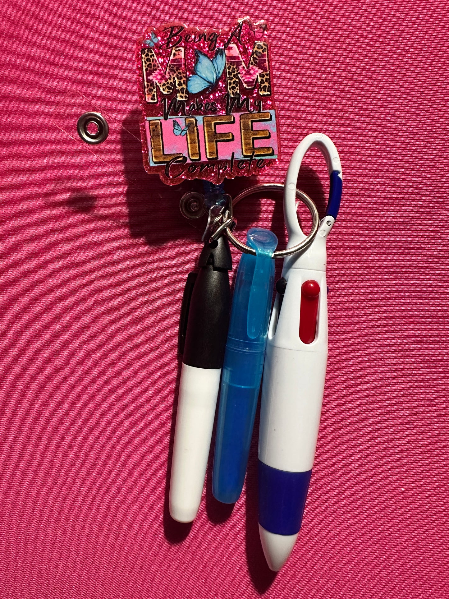 Badge Holder Sets: Pen Highlighter & Marker