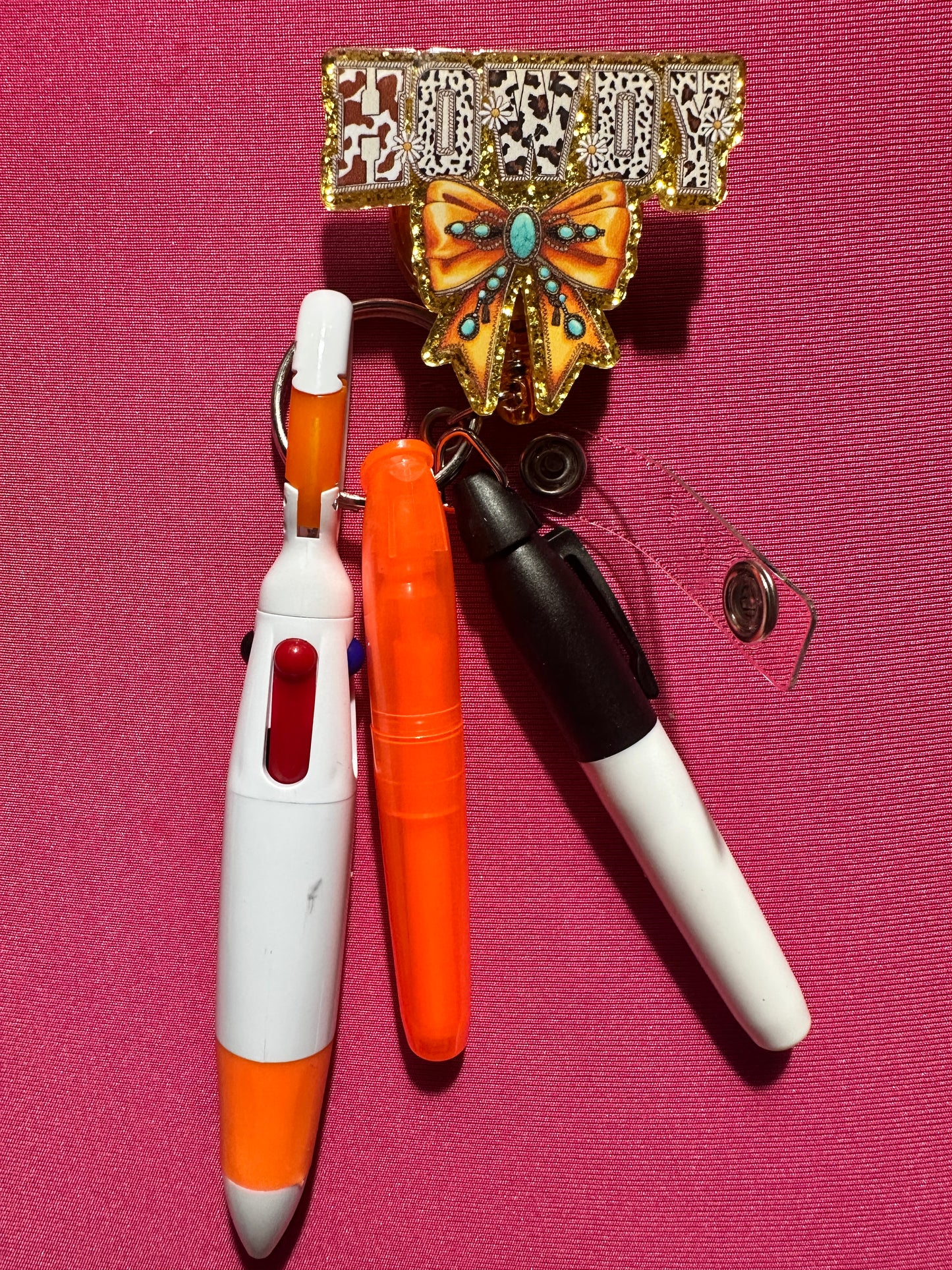 Badge Holder Sets: Pen Highlighter & Marker