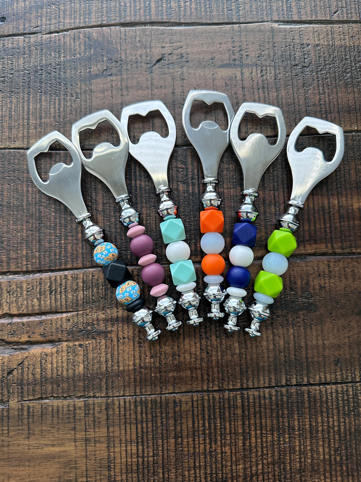 Beaded Bottle Openers (Various Colors)