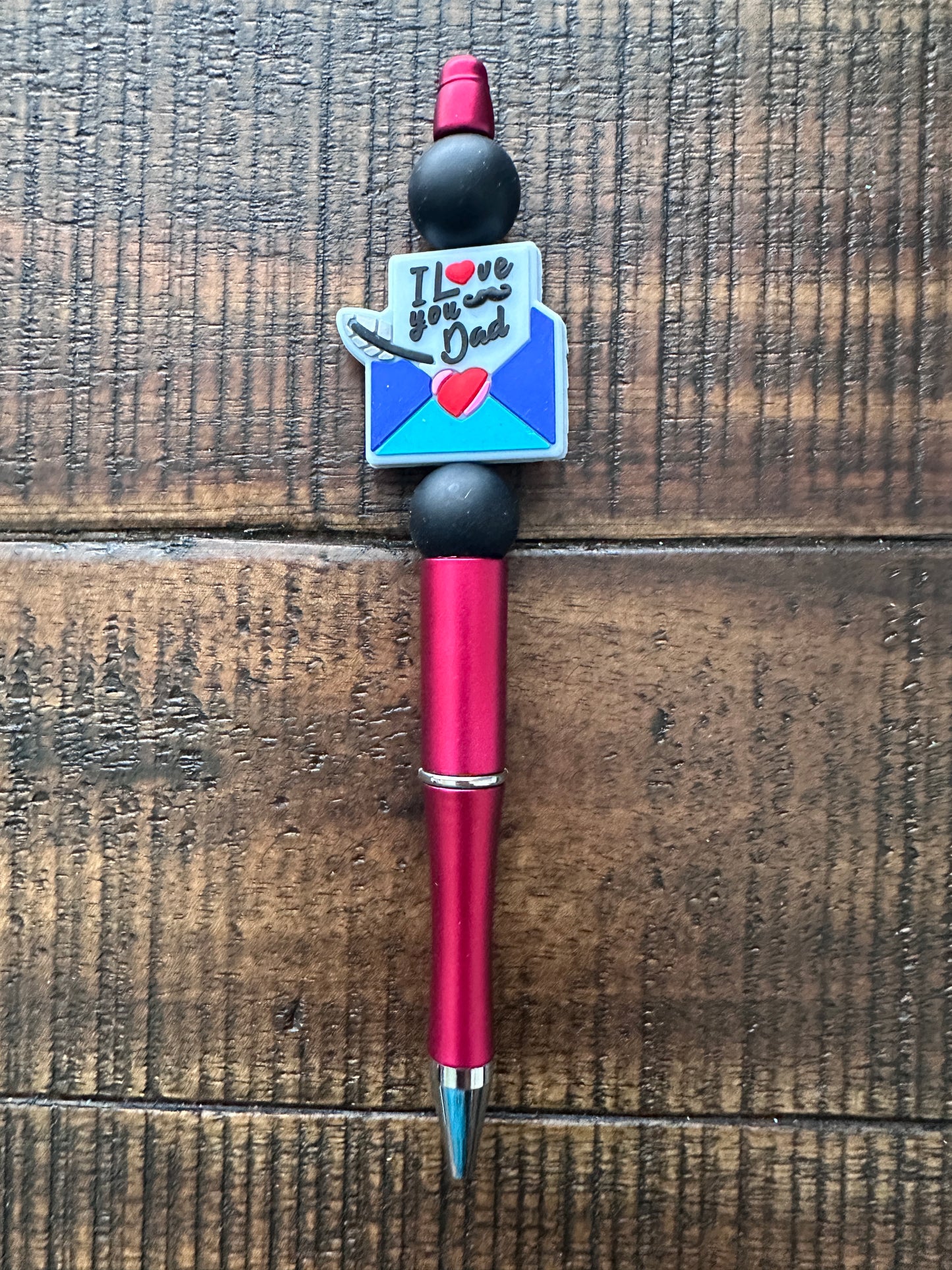 Dad Themed-Beaded Pens, Styluses, & Keychains