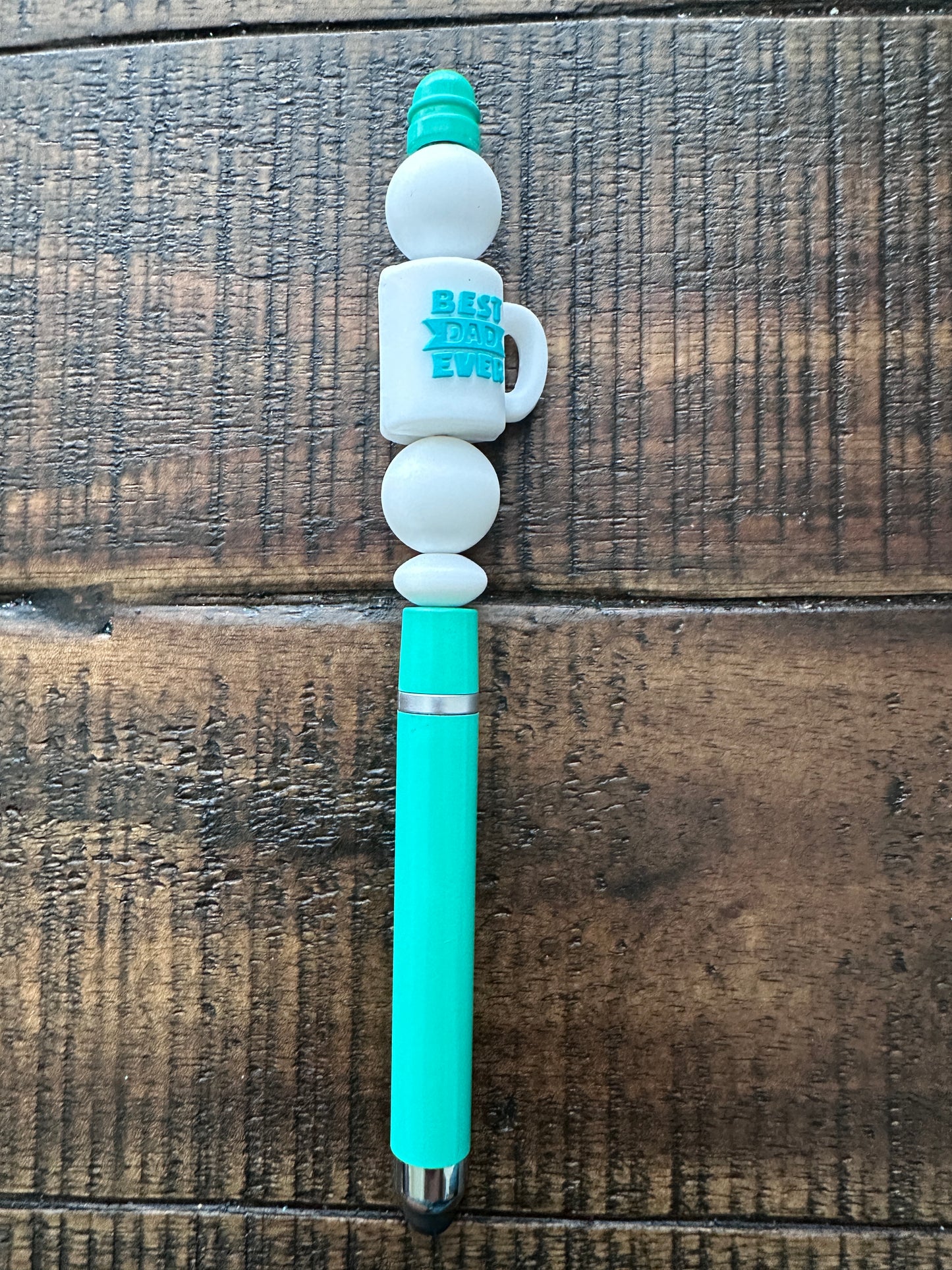 Dad Themed-Beaded Pens, Styluses, & Keychains