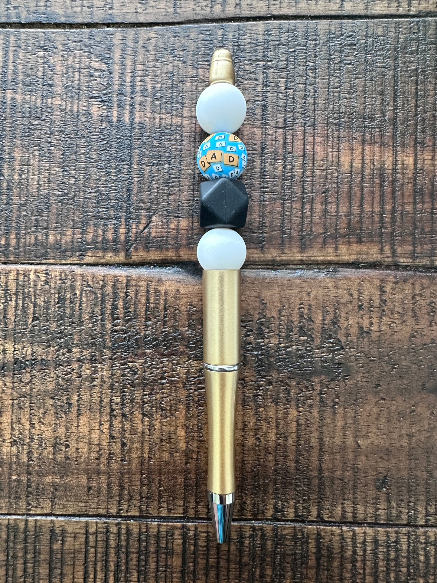 Dad Themed-Beaded Pens, Styluses, & Keychains