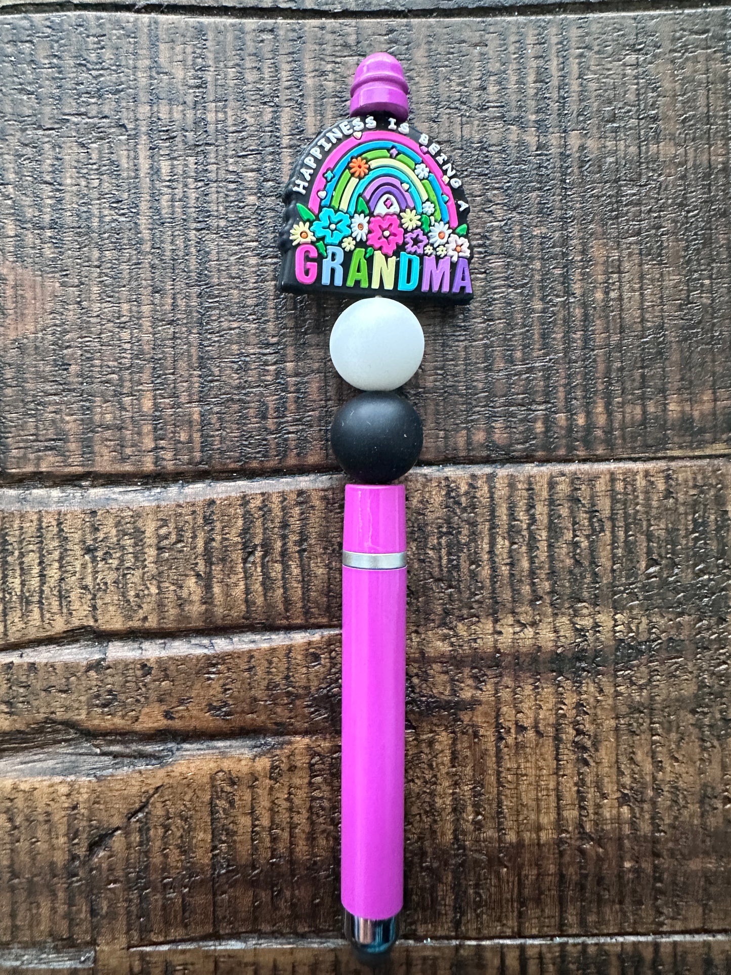Mom Themed-Beaded Pens, Styluses, & Keychains