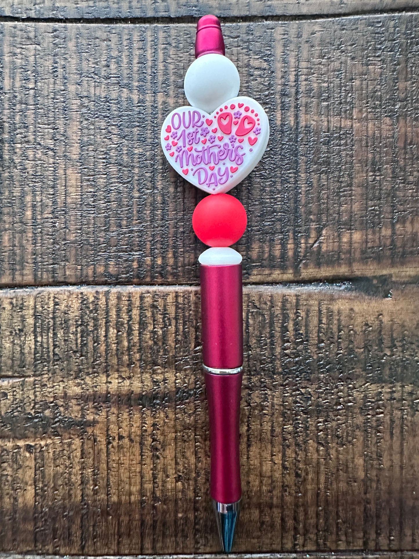 Mom Themed-Beaded Pens, Styluses, & Keychains