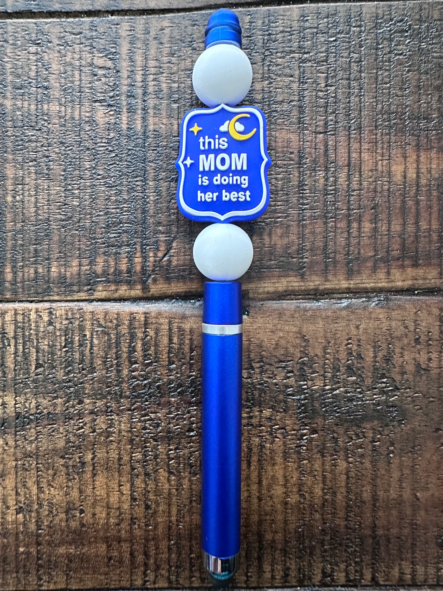 Mom Themed-Beaded Pens, Styluses, & Keychains