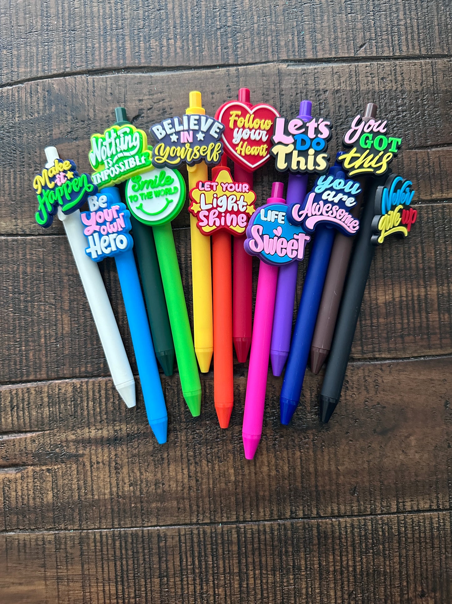 Patch Ink Pens (Positive Affirmation Themed)
