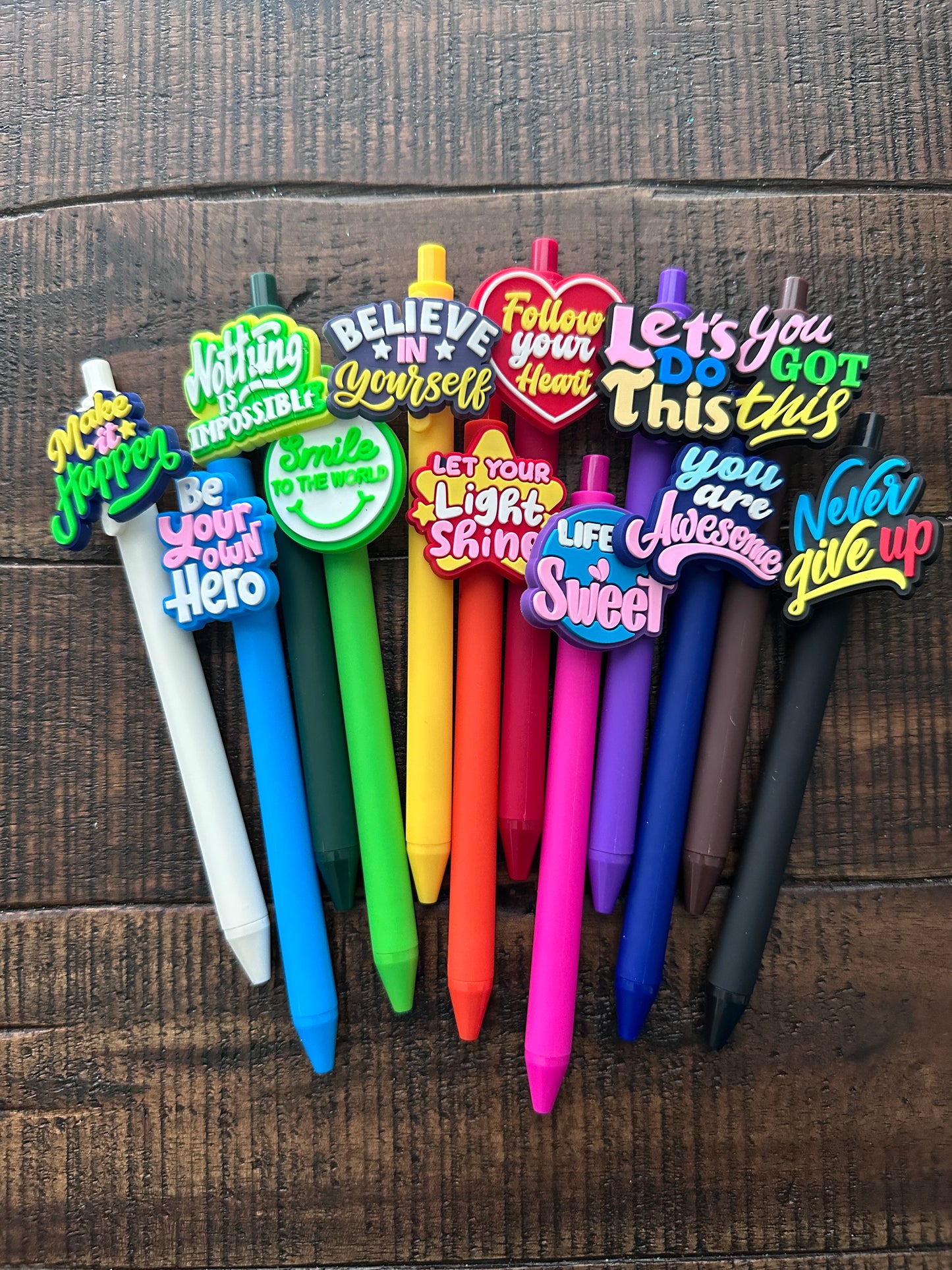 Patch Ink Pens (Positive Affirmation Themed)
