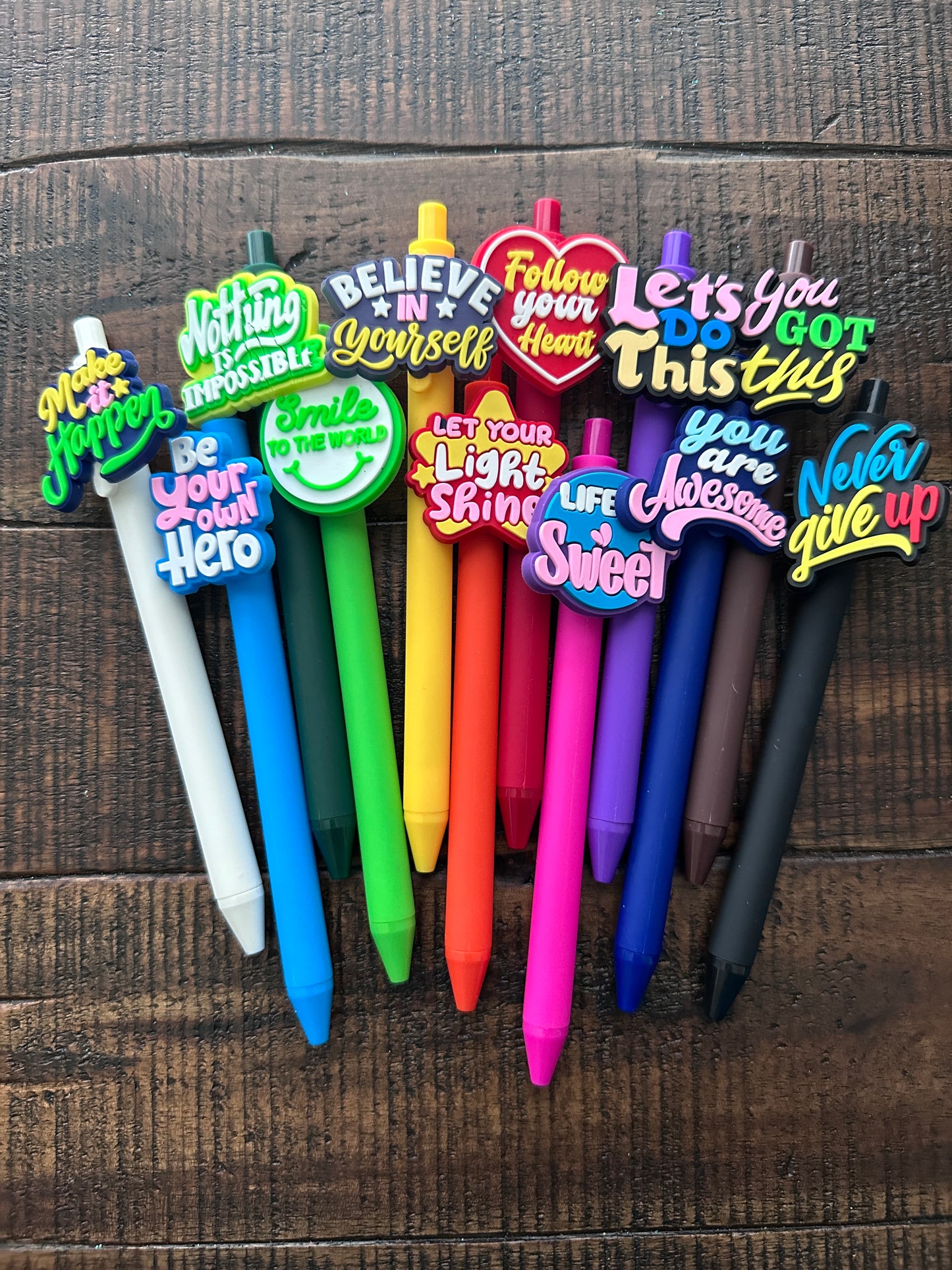 Patch Ink Pens (Positive Affirmation Themed)