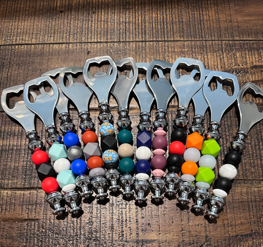 Beaded Bottle Openers (Various Colors)