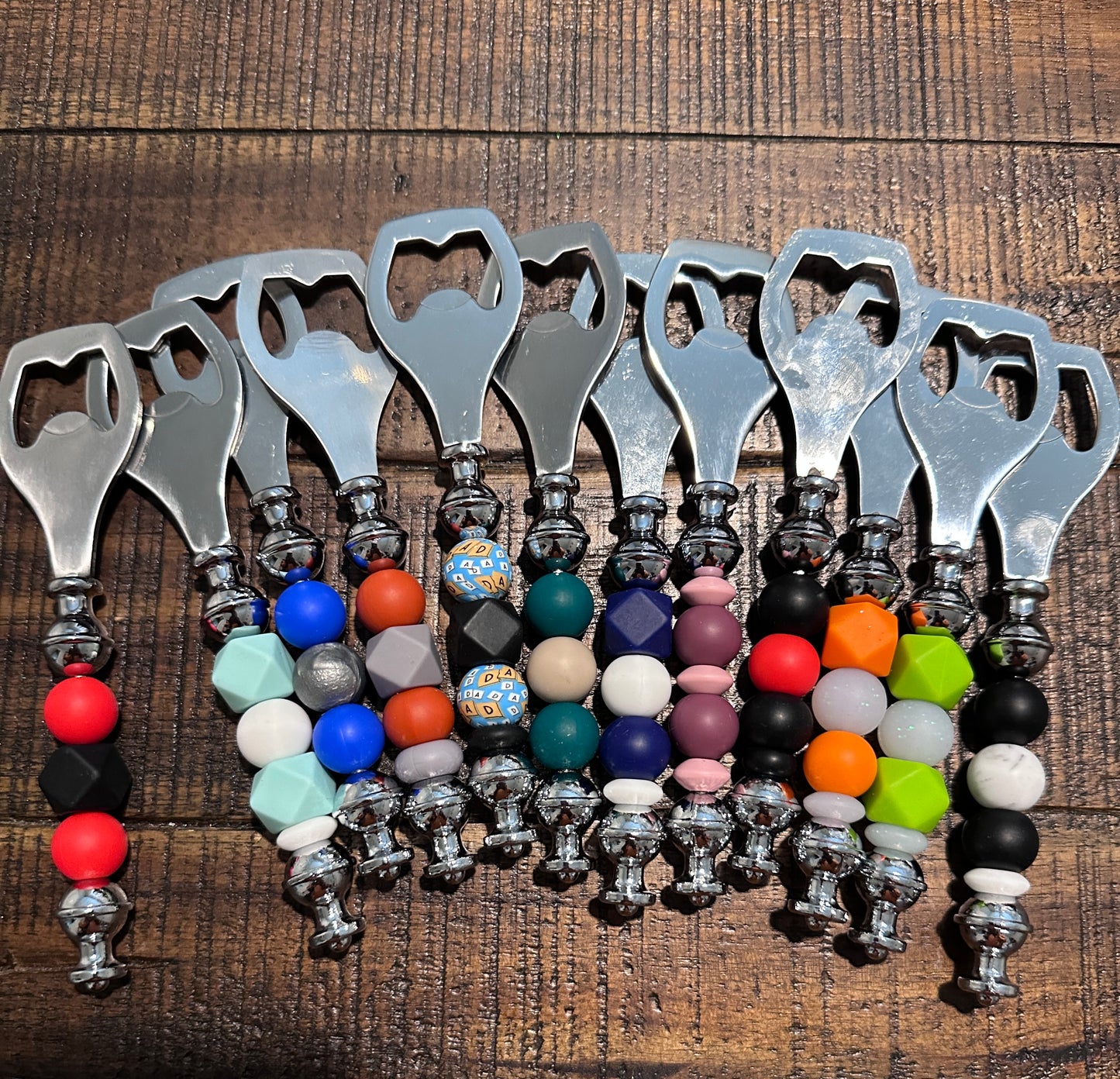 Beaded Bottle Openers (Various Colors)