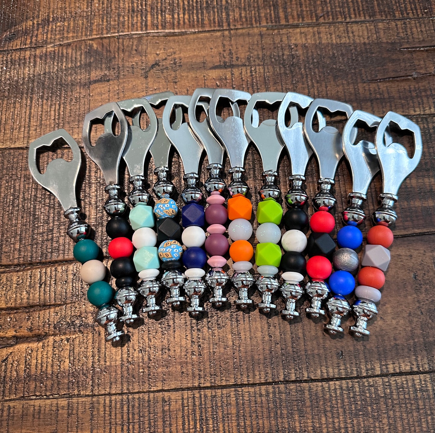 Beaded Bottle Openers (Various Colors)