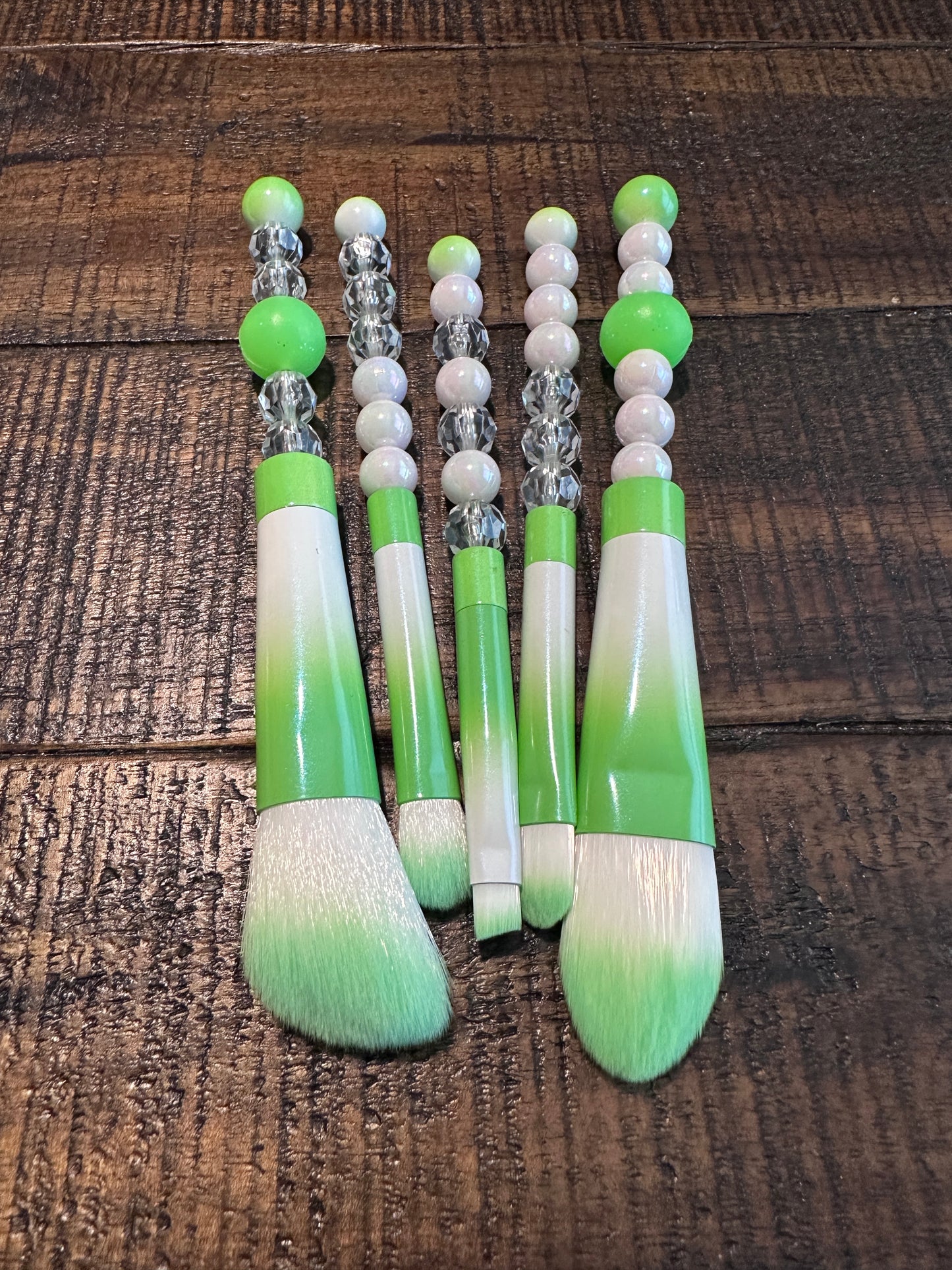 Makeup Brushes (Green)