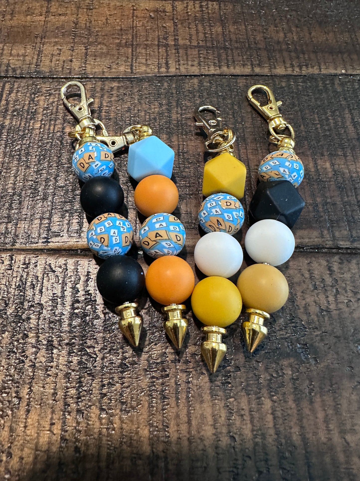 Beaded Keychains (Various Colors)