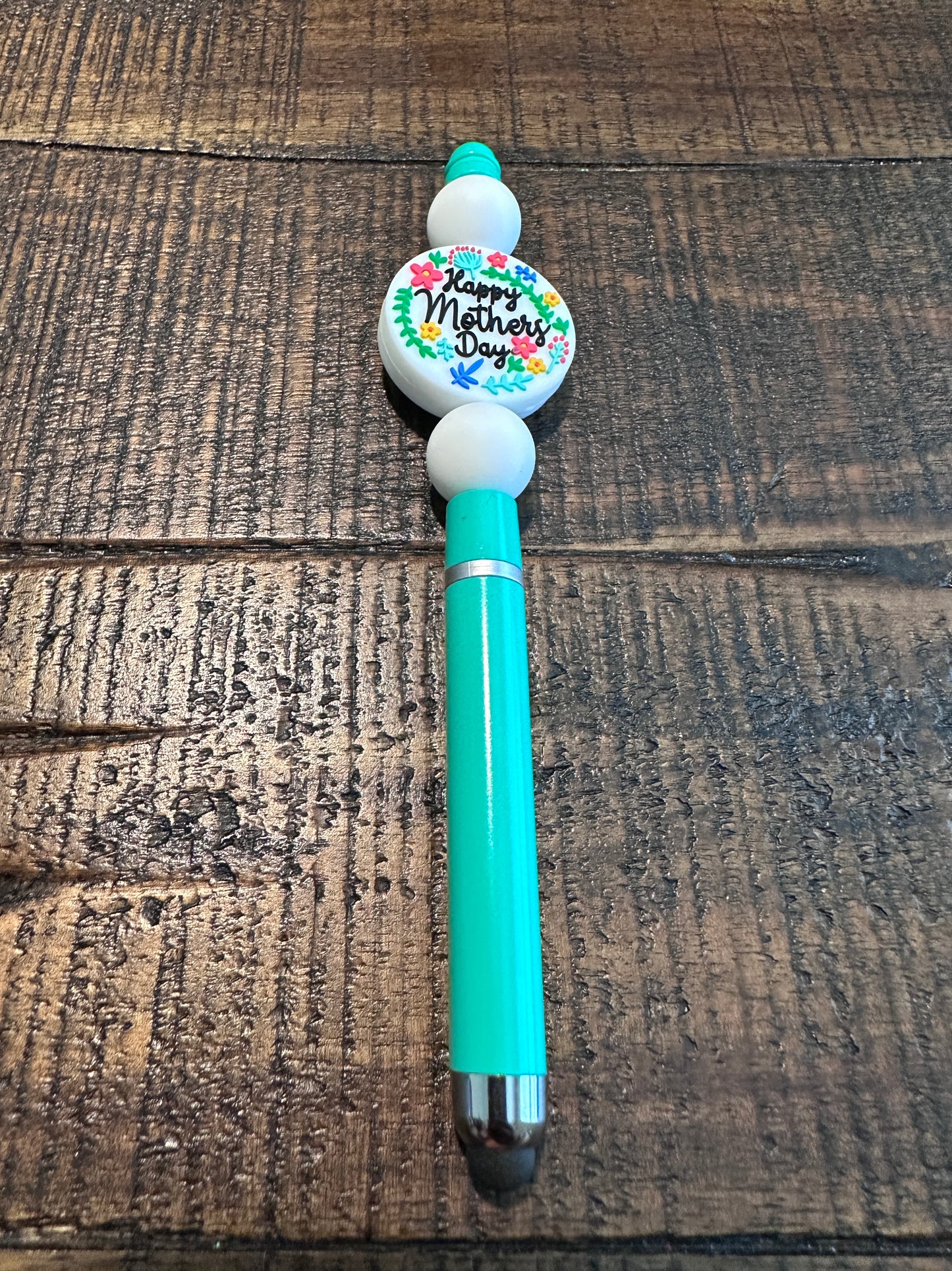 Mom Themed-Beaded Pens, Styluses, & Keychains