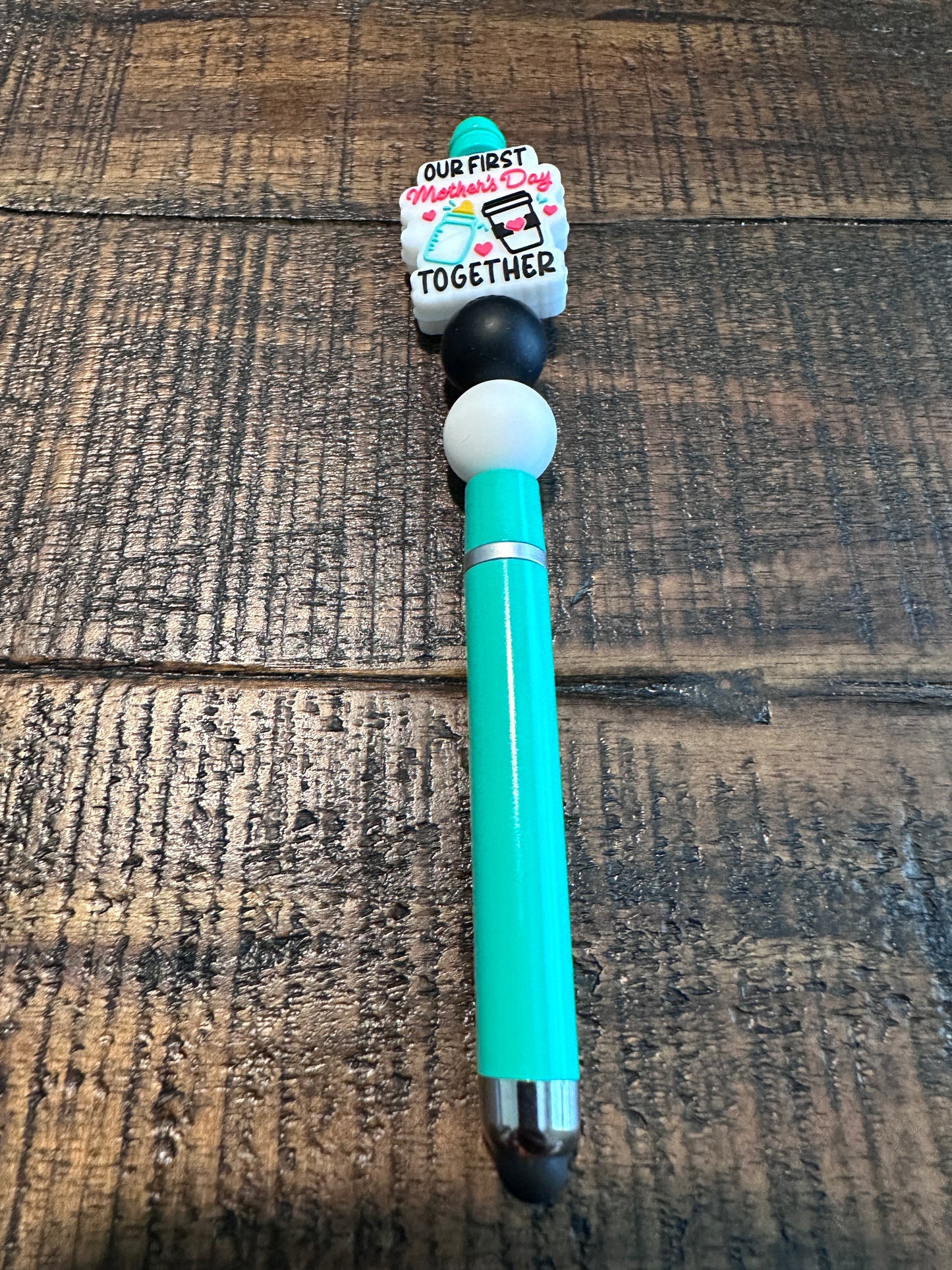 Mom Themed-Beaded Pens, Styluses, & Keychains