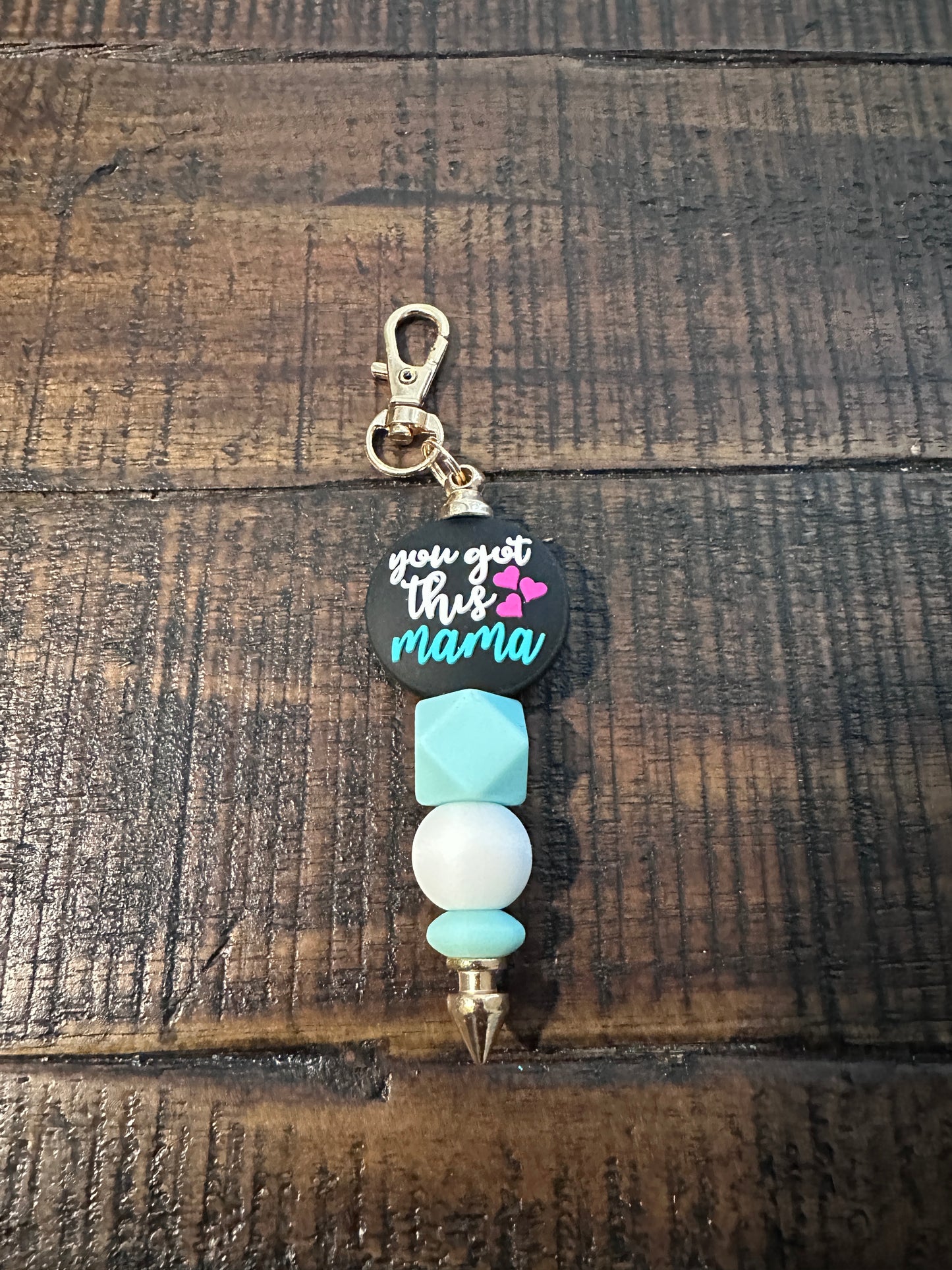 Mom Themed-Beaded Pens, Styluses, & Keychains