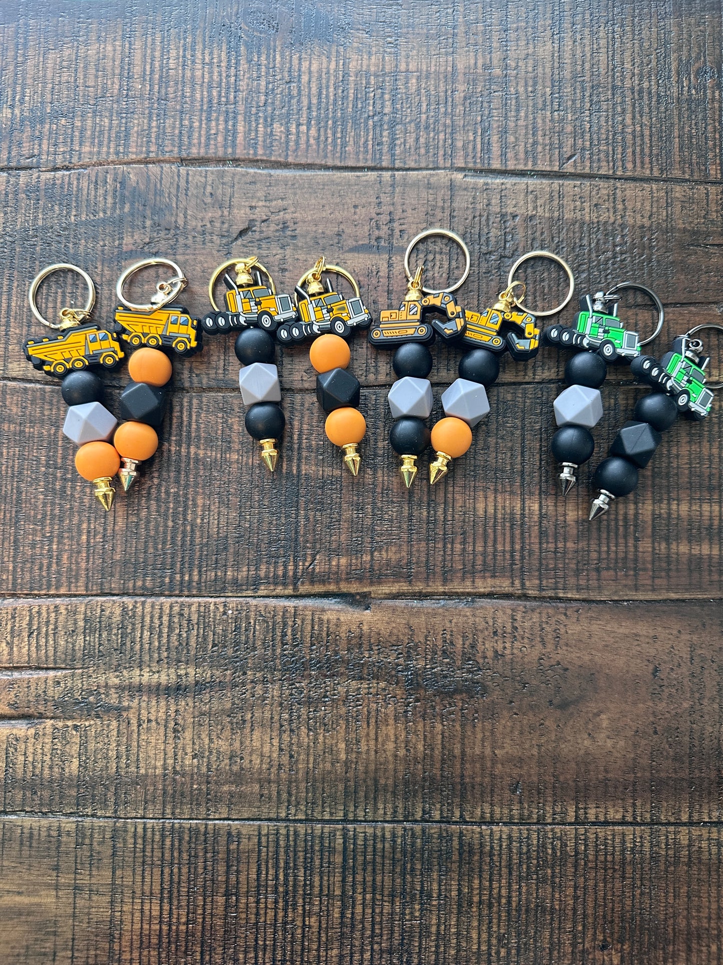 Construction Beaded Pens, Styluses, & Keychains