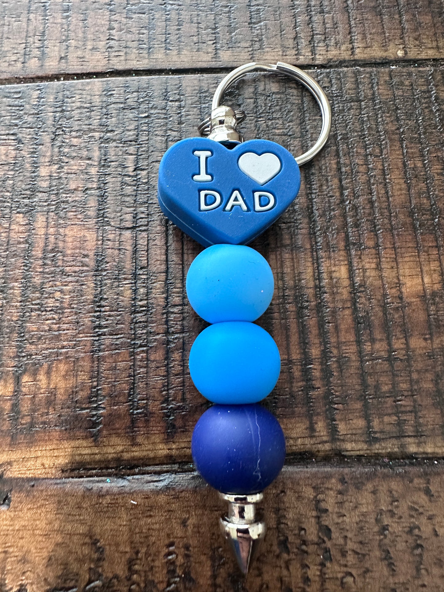 Dad Themed-Beaded Pens, Styluses, & Keychains