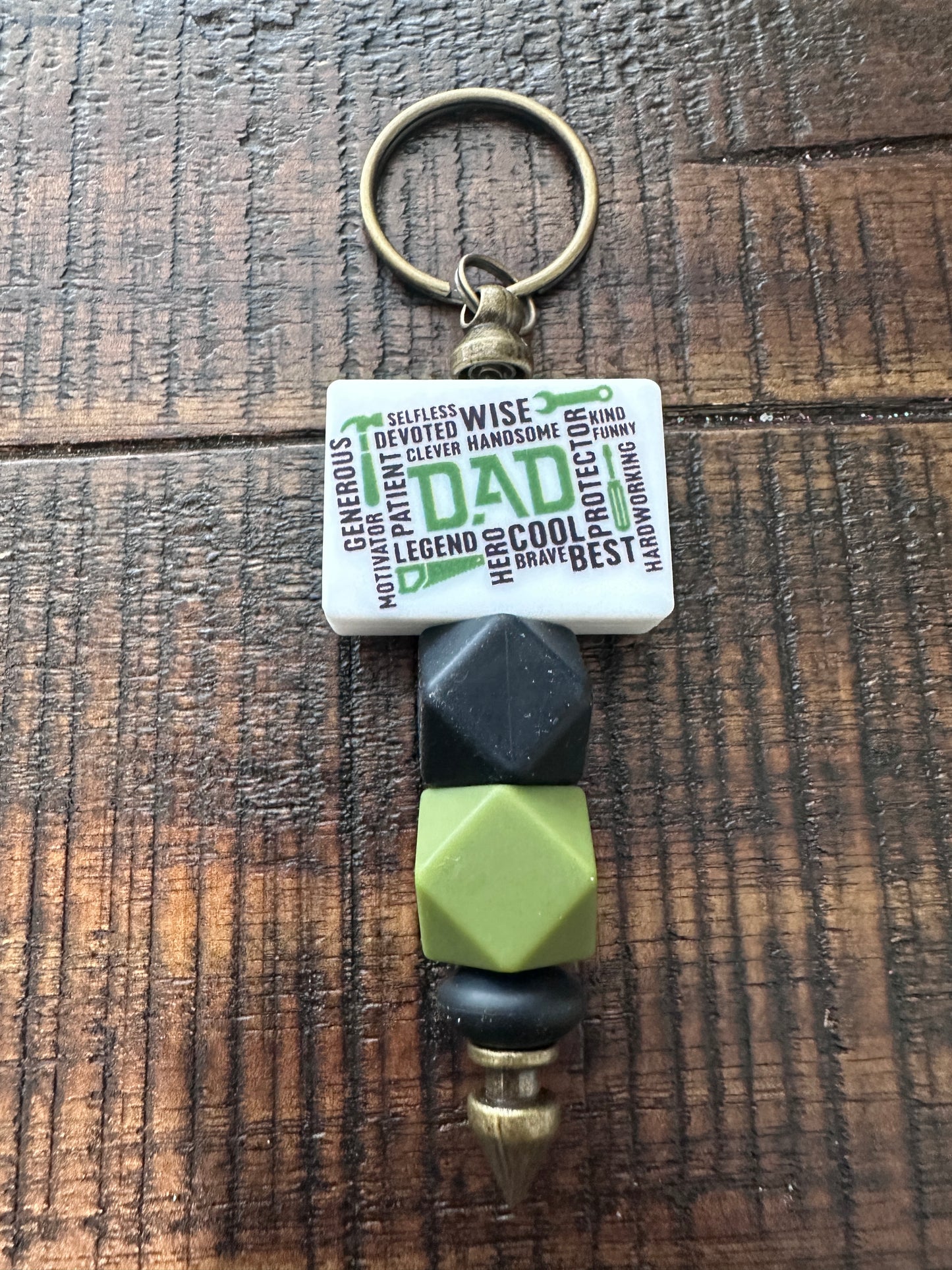 Dad Themed-Beaded Pens, Styluses, & Keychains