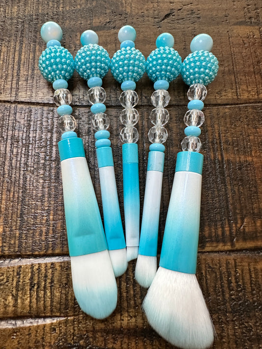 Makeup Brushes (Blue)