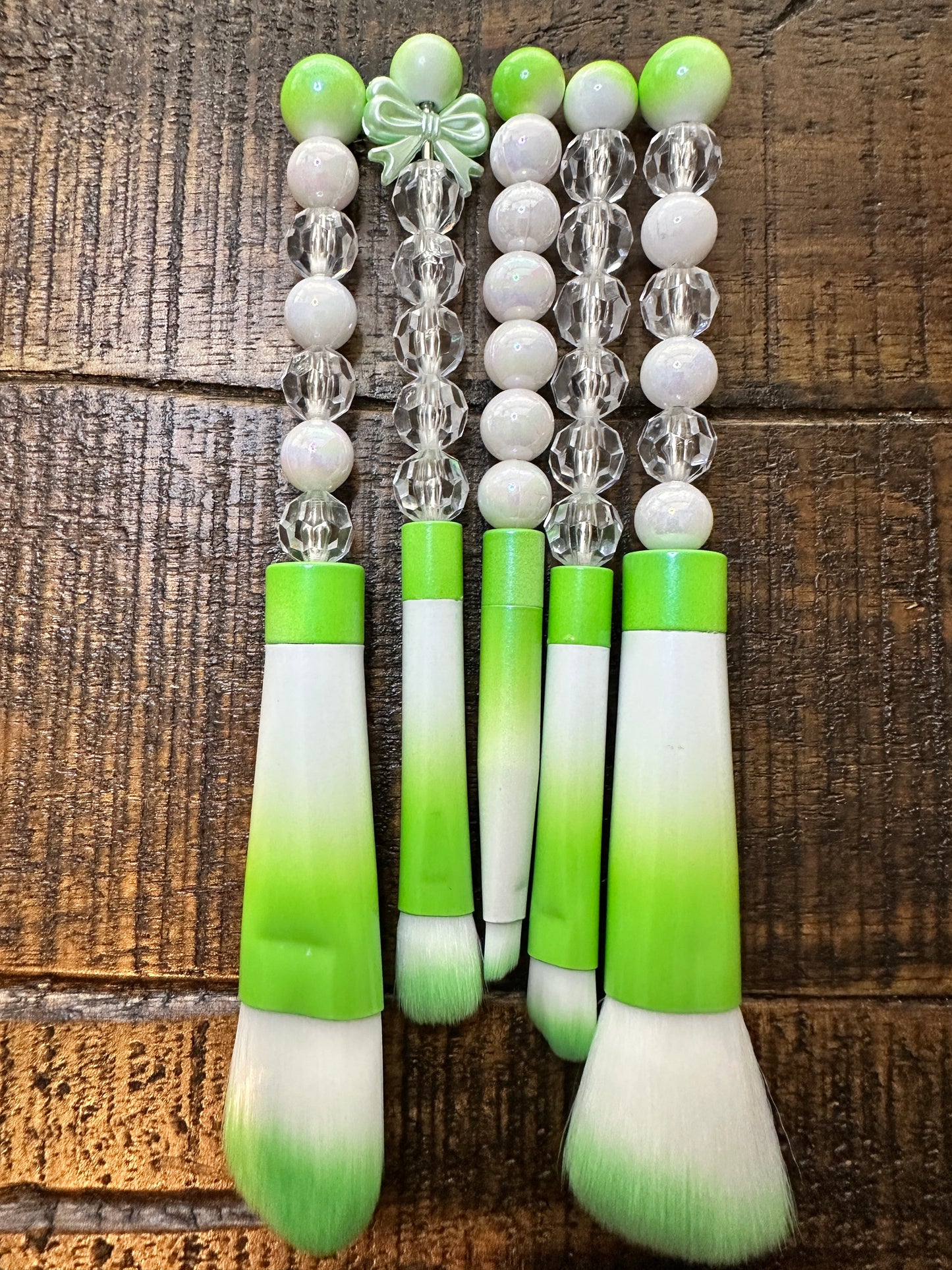 Makeup Brushes (Green)