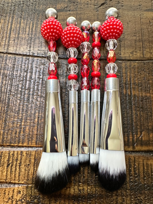 Makeup Brushes (Red)