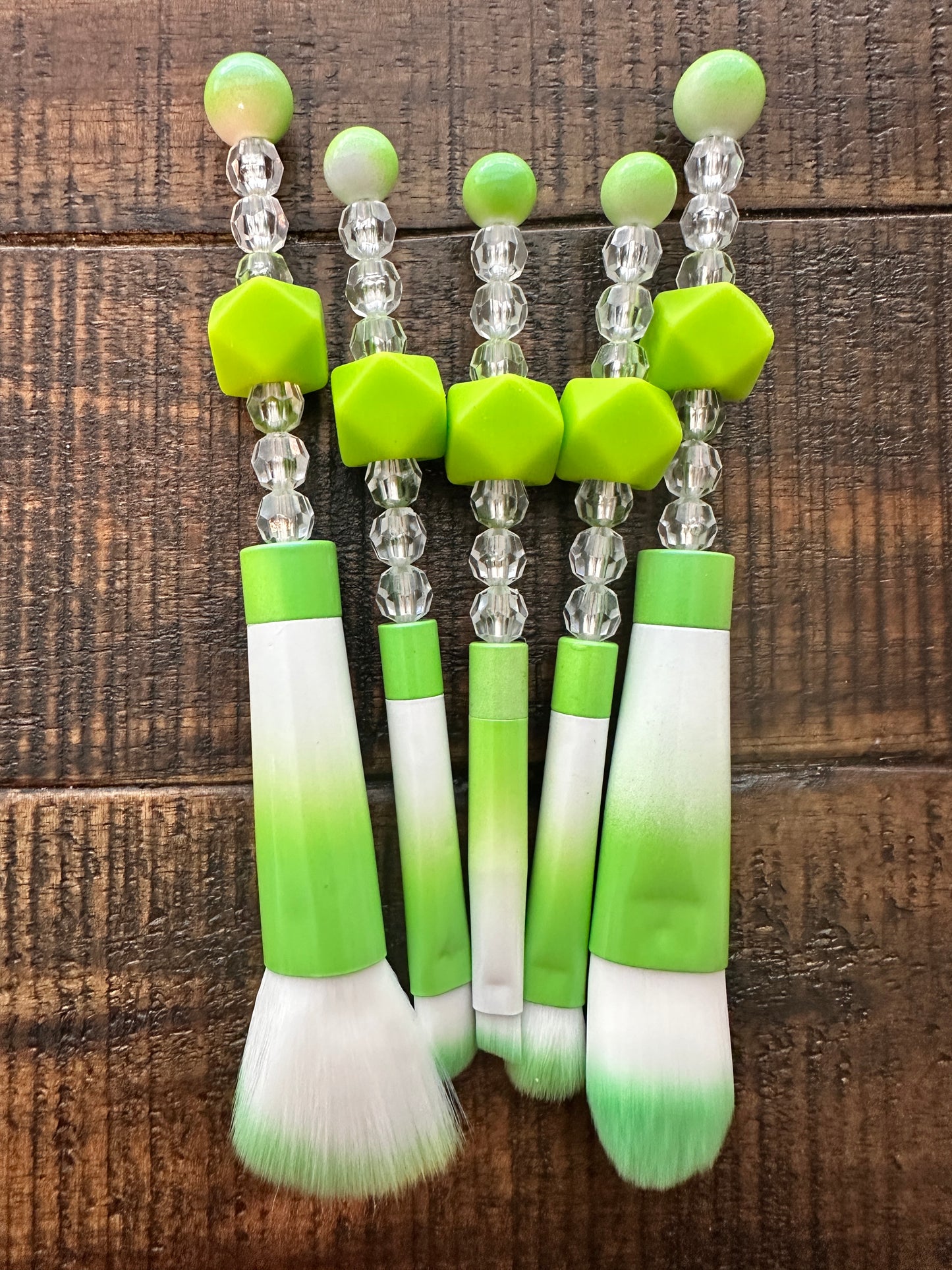 Makeup Brushes (Green)
