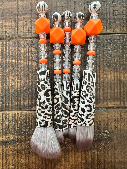 Makeup Brushes (Animal Print)