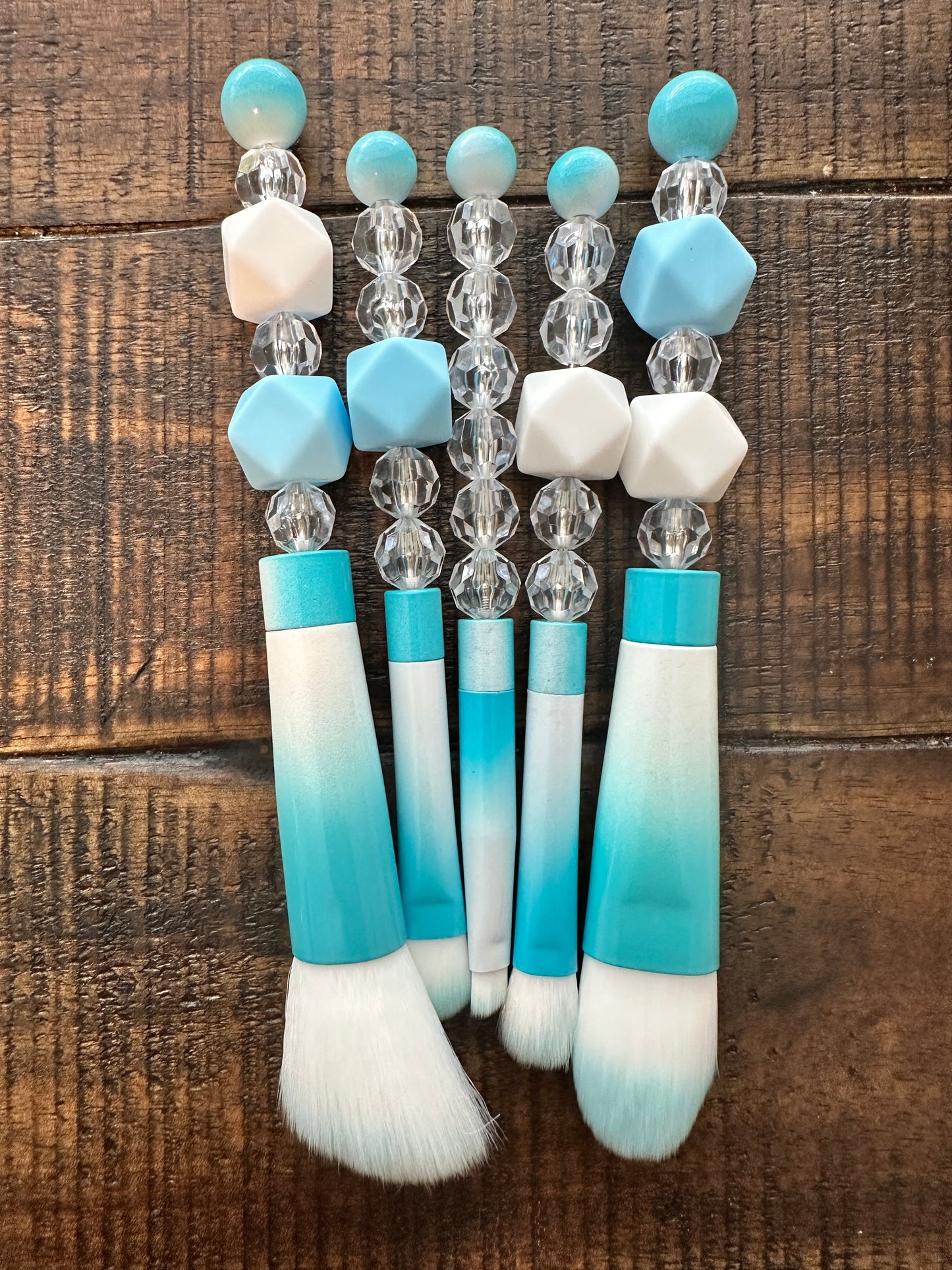 Makeup Brushes (Blue)
